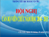 HỘI NGHỊ CÁN BỘ VIÊN CHỨC NĂM HỌC 2014 - 2015